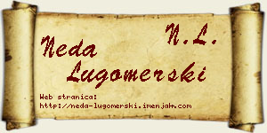 Neda Lugomerski vizit kartica